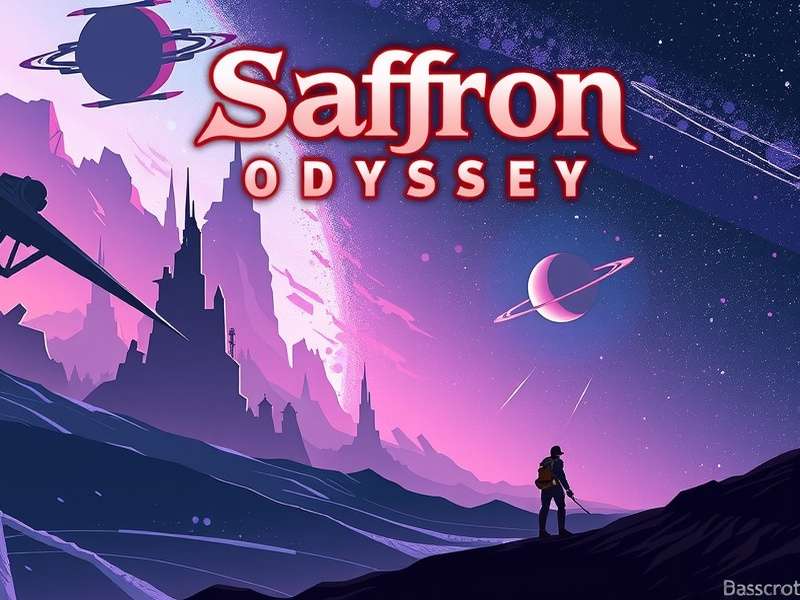 Saffron Galaxy Odyssey Game Cover